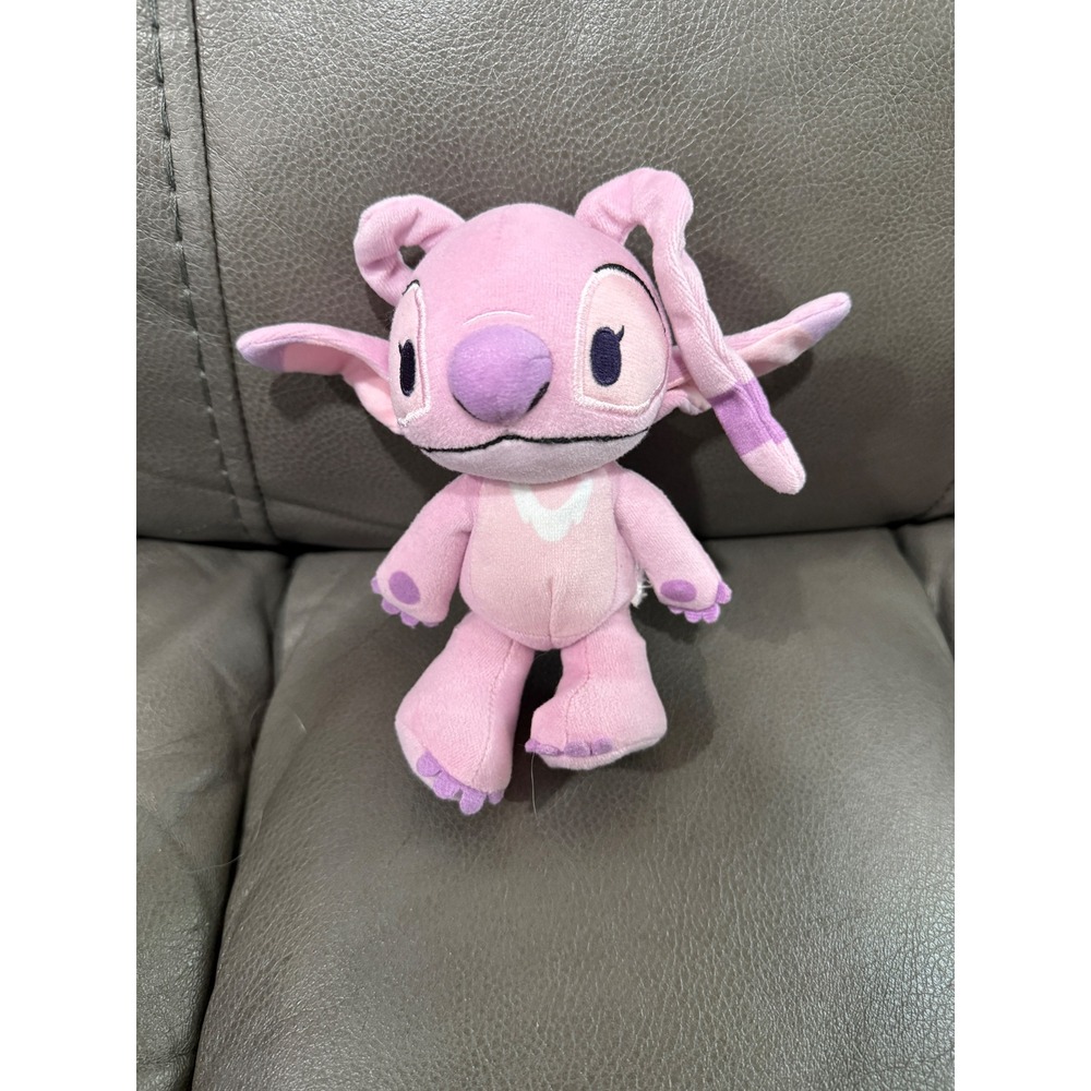 Disney Lilo and Stitch Angel Plush Pink Experiment 624 Small Stuffed Animal Toy